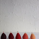 Strawberries Beeswax Candles
