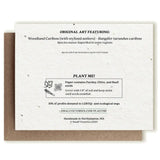 Reindeer Happy Holidays Plantable Herb Seed Card