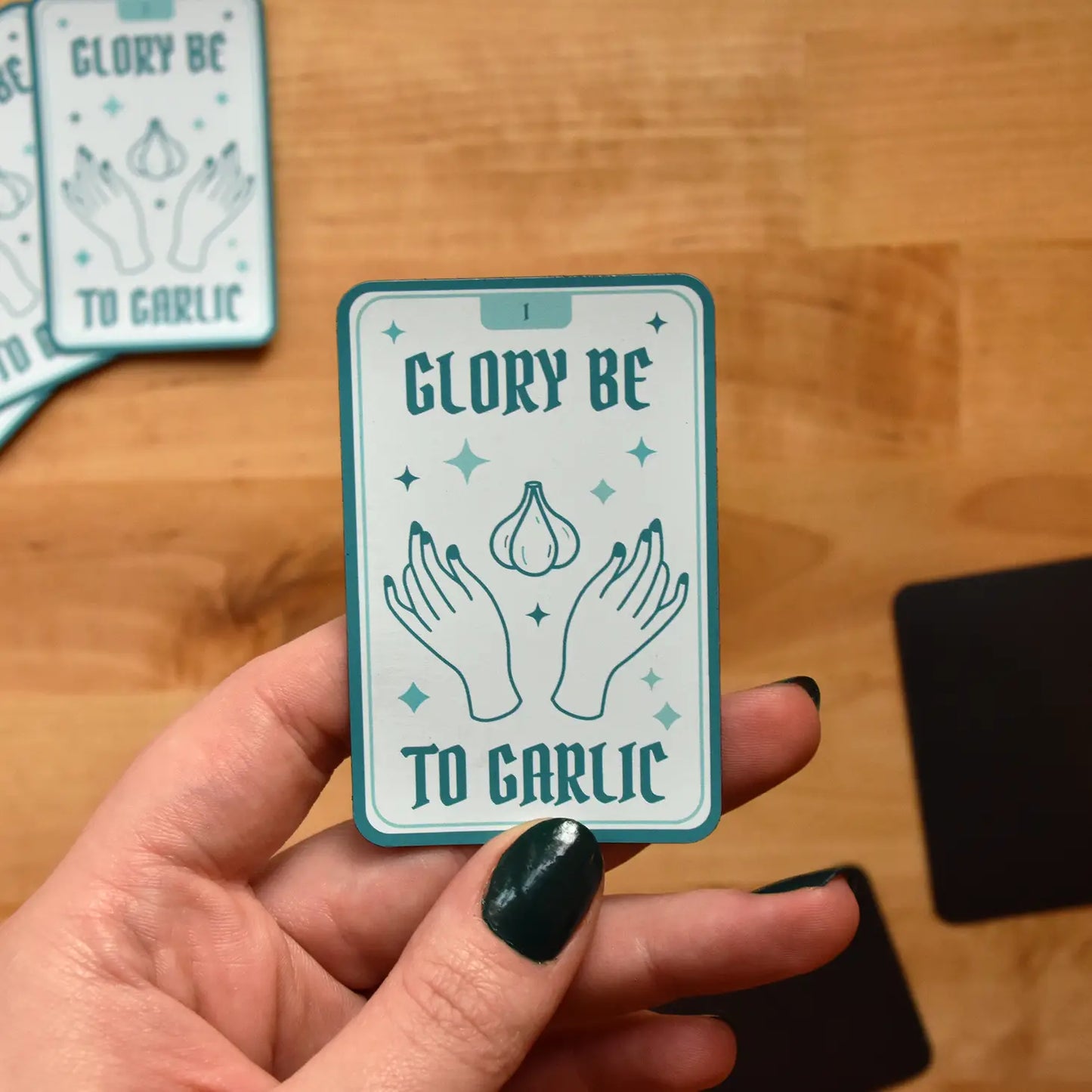 Glory be to Garlic Magnet