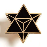 Star Merkaba / Star Tetrahedron – Enamel Pin