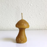 Mushroom Beeswax Candle