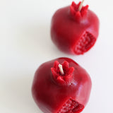 Cracked Crimson Pomegranate Candle