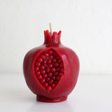 Cracked Crimson Pomegranate Candle