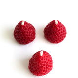 Strawberries Beeswax Candles