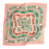 No. 069 Snakes Pink Kerchief