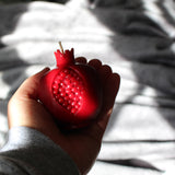 Cracked Crimson Pomegranate Candle