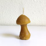 Mushroom Beeswax Candle