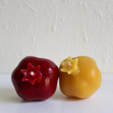 Miniature Pomegranate Beeswax Candle