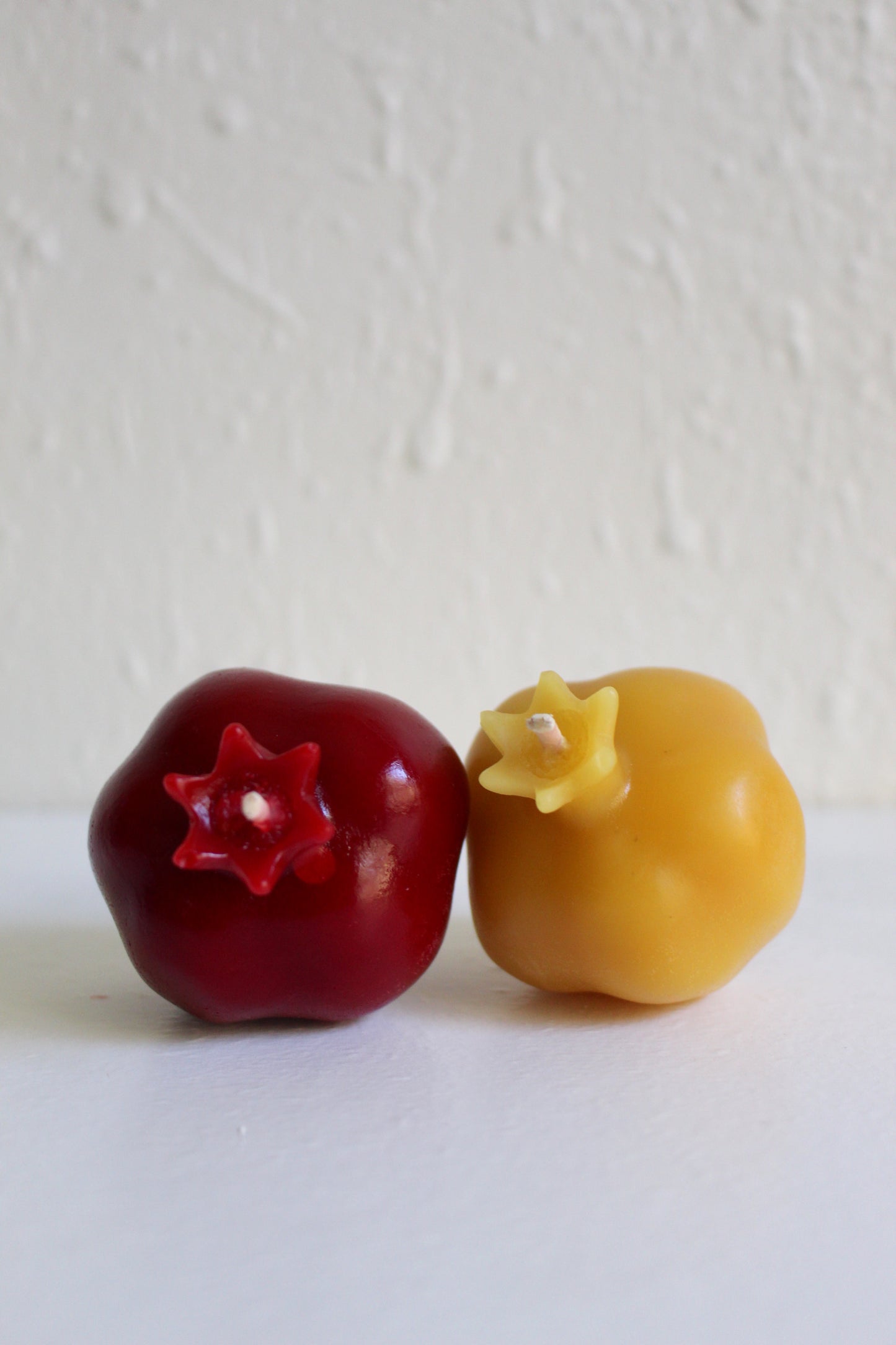 Miniature Pomegranate Beeswax Candle