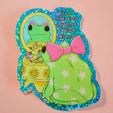 Kill the Cop in Your Mind Frog Sticker