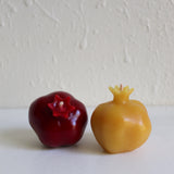 Miniature Pomegranate Beeswax Candle