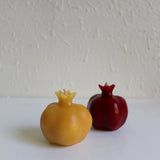 Miniature Pomegranate Beeswax Candle