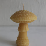 Amanita Mushroom Beeswax Candle