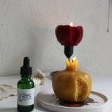 Intricate Pomegranate Candle