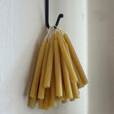 Beeswax Ritual Candles / Shabbat Candles, Pair