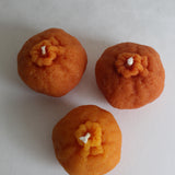 Sumo Orange Beeswax Candle