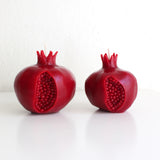 Intricate Crimson Pomegranate Candle