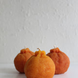 Sumo Orange Beeswax Candle