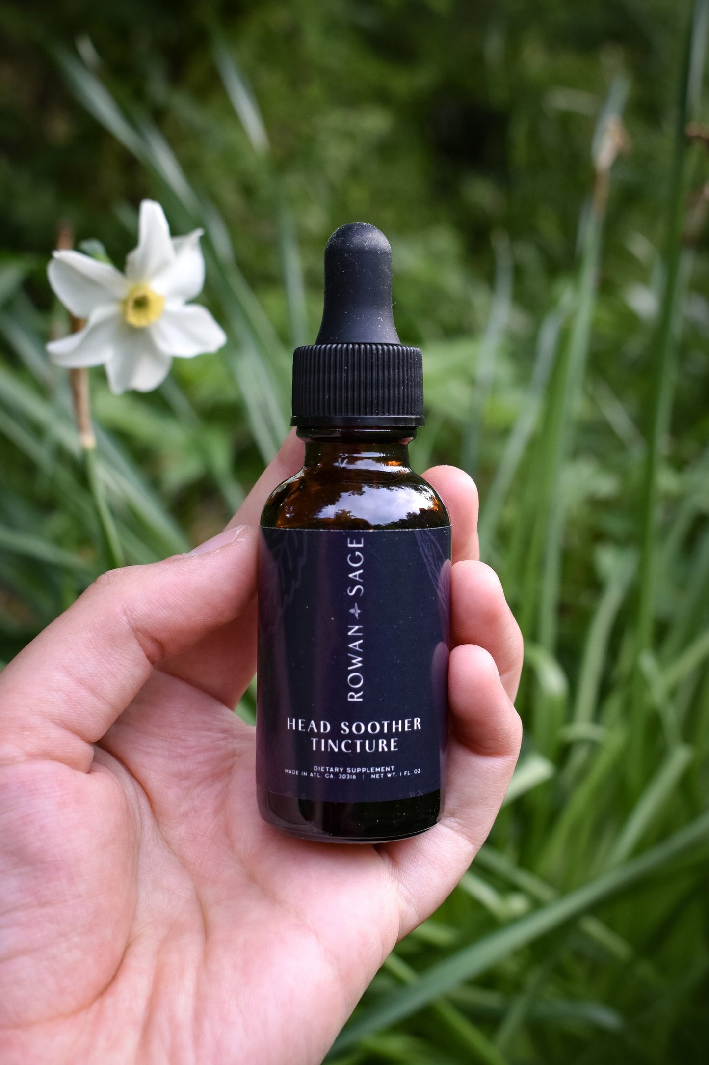 Head Soother Tincture by Rowan and Sage