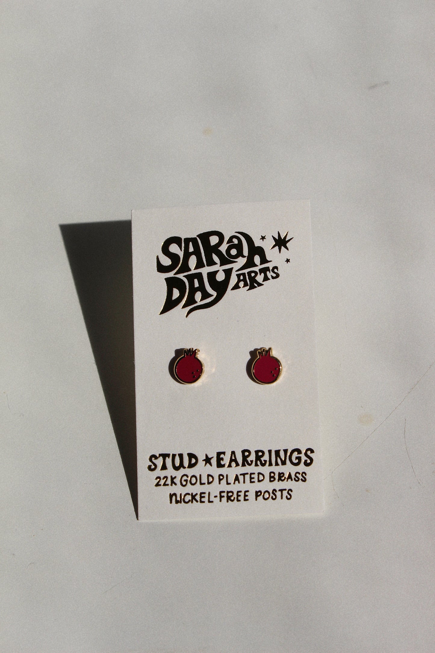 Pomegranate Studs