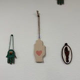 Hand Heart Ceramic Hanging
