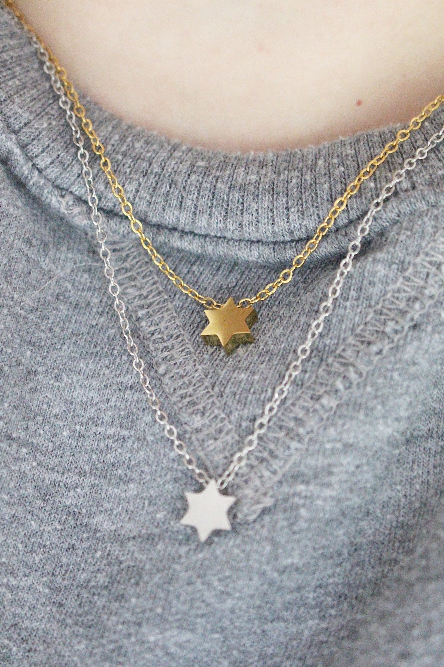 Miniature Magen David Necklace