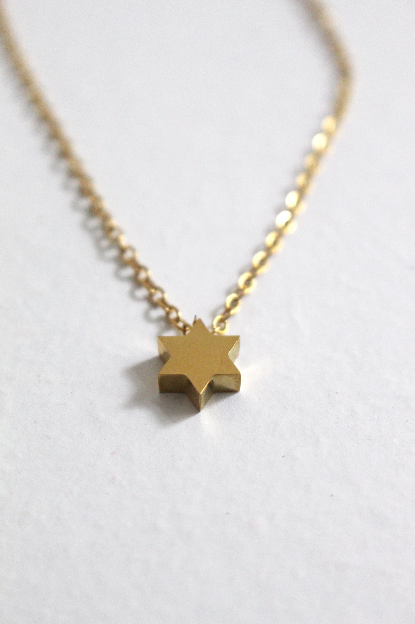 Miniature Magen David Necklace