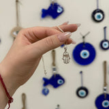 Silver Chai Hamsa