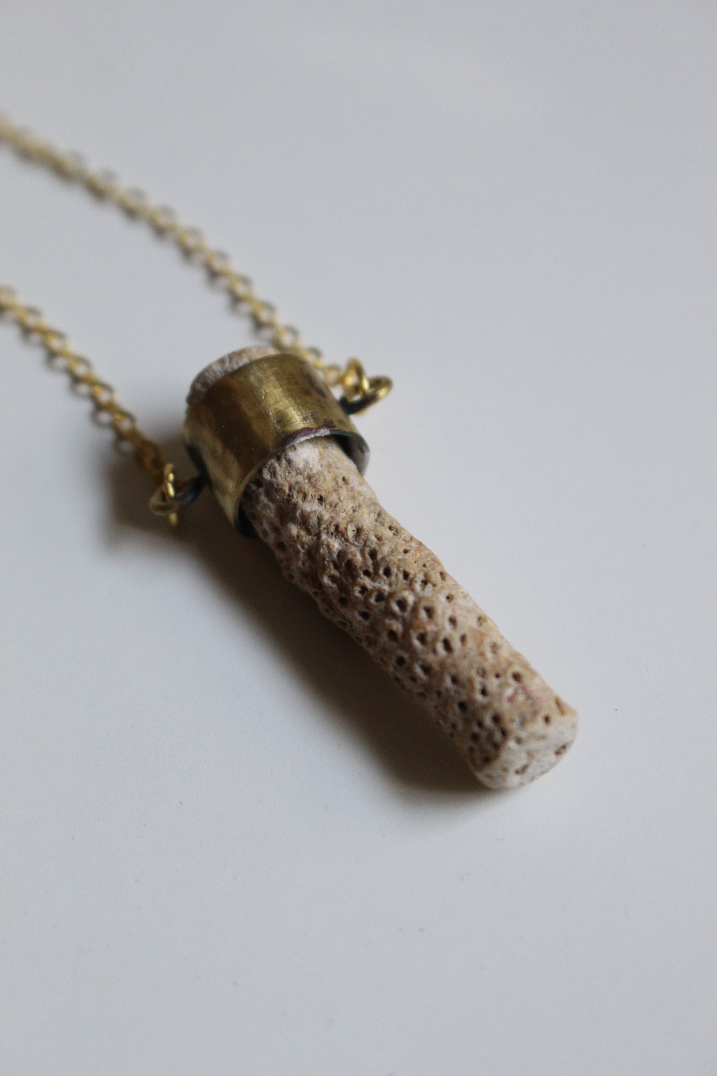 Found Coral Necklace