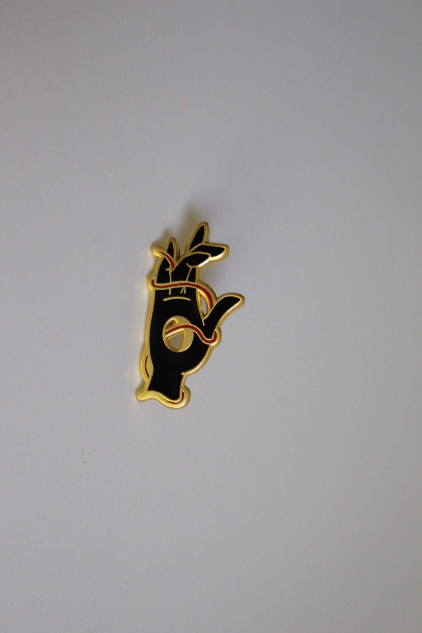 Red String Enamel Pin