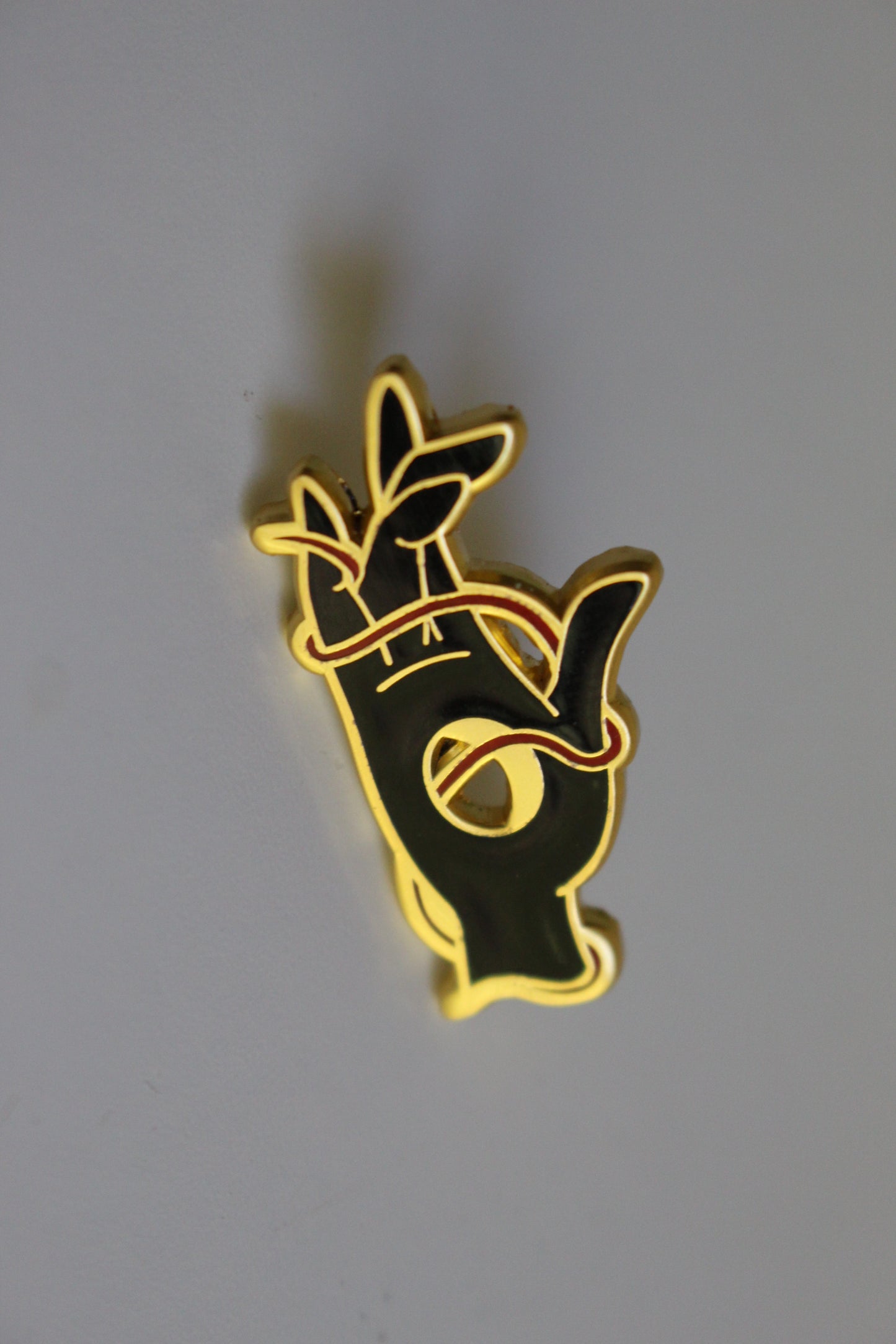 Red String Enamel Pin