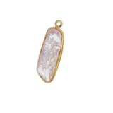 Pink Biwa Freshwater Pearl Pendant (24mm)