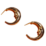 Moonstruck Hoops - 18k Gold Plated