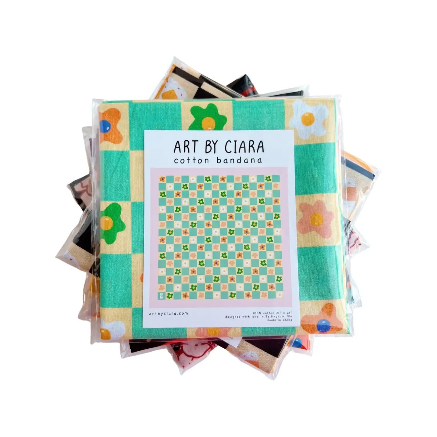 Green Fried Egg Bandana