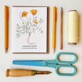 California Poppy Plantable Wildflower Seed Card