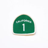 California Highway 1 Iron on Patch