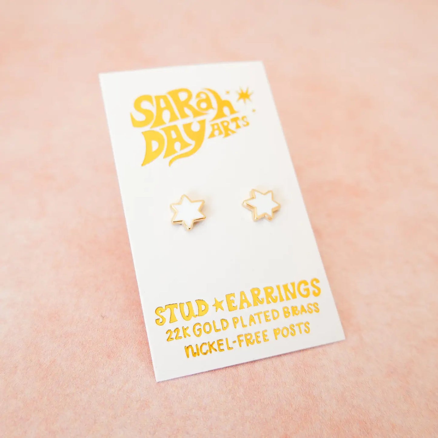 Mini Magen David Studs