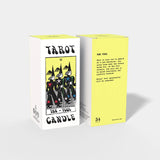 Tarot the Fool Candle - 6" Tall & 60 Hr Burn, Mint & Citrus