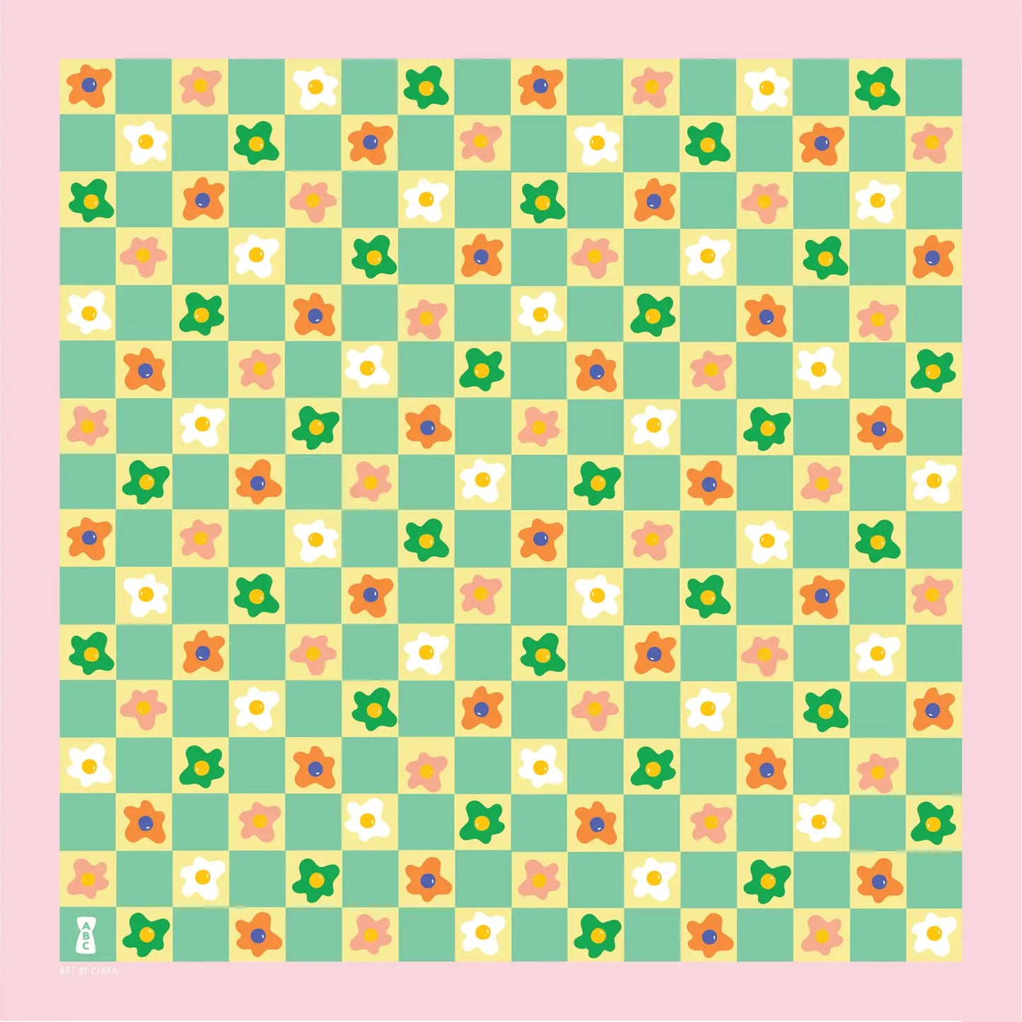 Green Fried Egg Bandana
