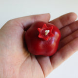 Miniature Pomegranate Beeswax Candle