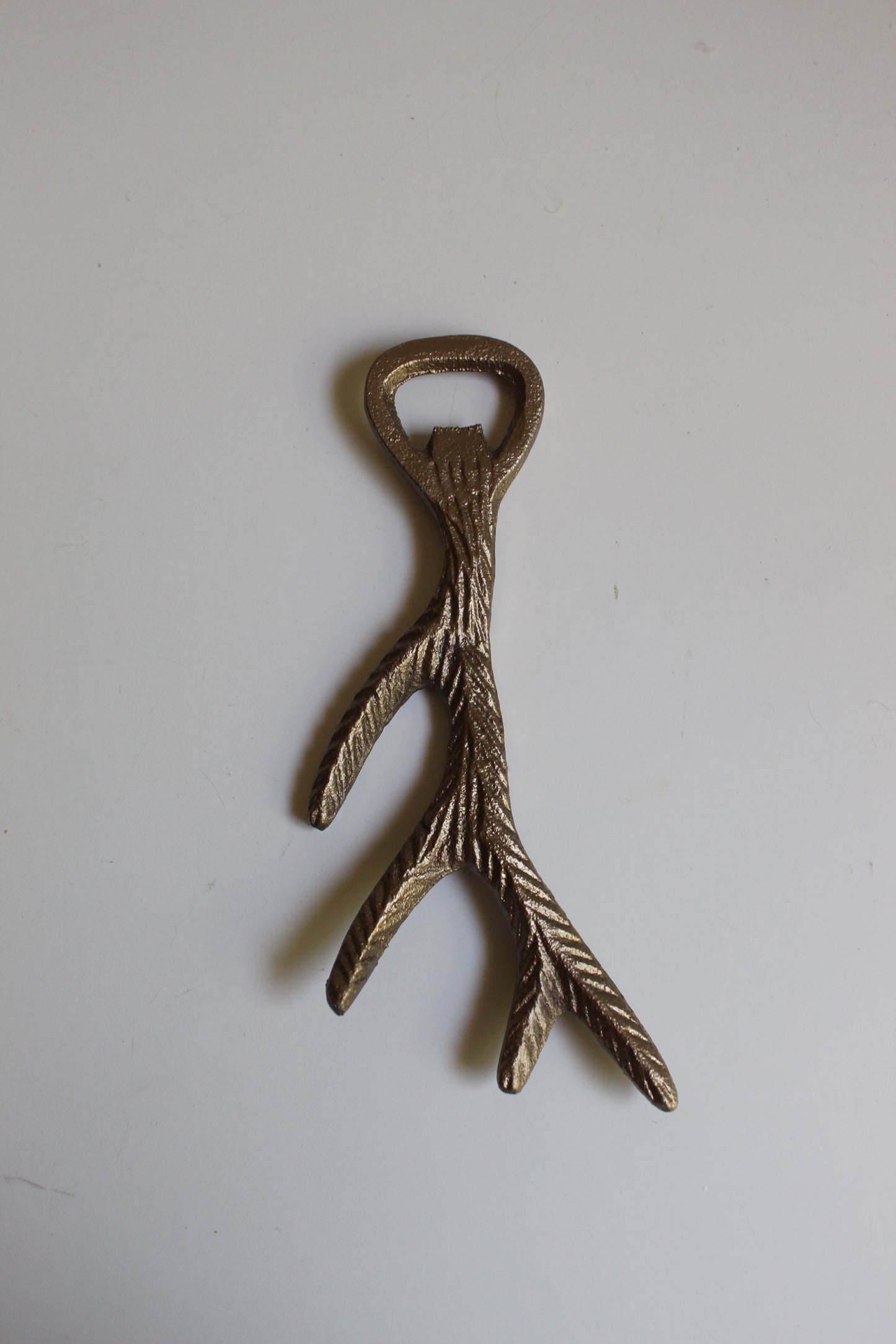 Antler Brass Bottle Opener