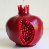 Intricate Crimson Pomegranate Candle