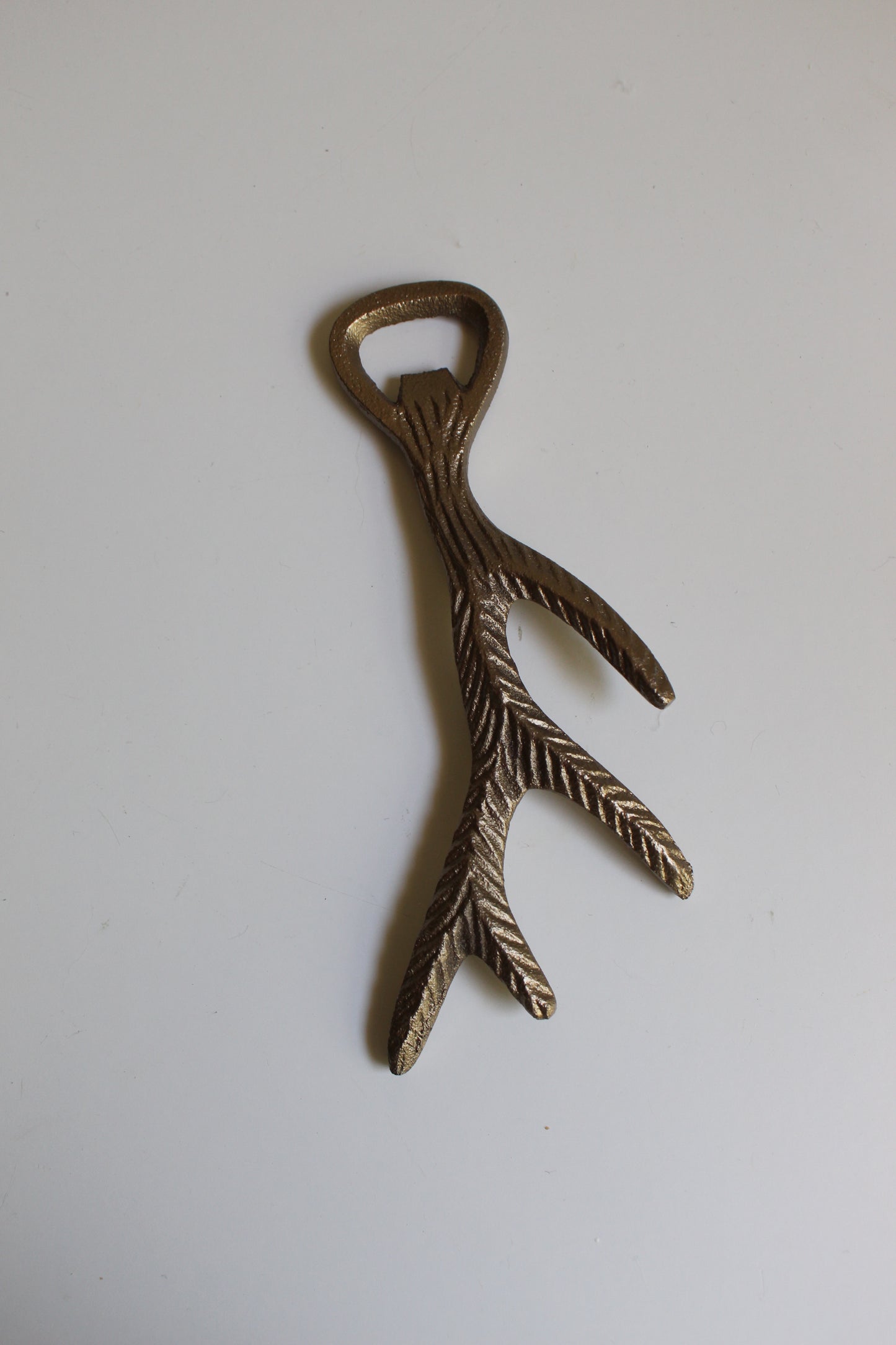 Antler Brass Bottle Opener