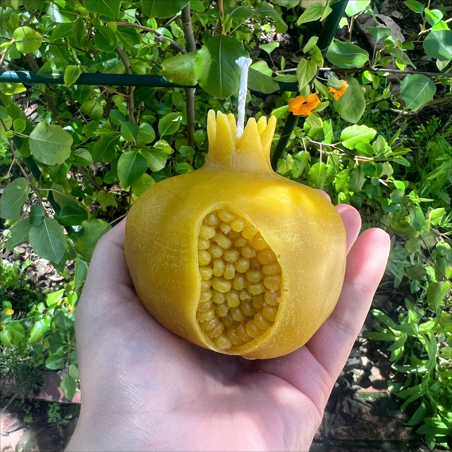 Intricate Pomegranate Candle