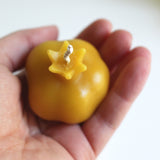 Miniature Pomegranate Beeswax Candle