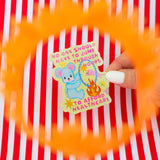 Jump Through Hoops for Healthcare Sticker