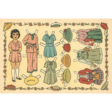 Mexican Paperdoll Postcard