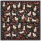 Cat Bloom Extra Large Bandana / Reusable Wrapping Paper