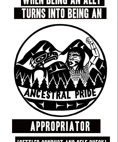 When Being An Ally Turns Into Being An Appropriator (Zine)