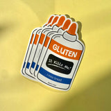 Gluten Free Vinyl Bumper Sticker